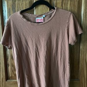 JUNGMAVEN terra cotta tee M hemp+ cotton USAmade!